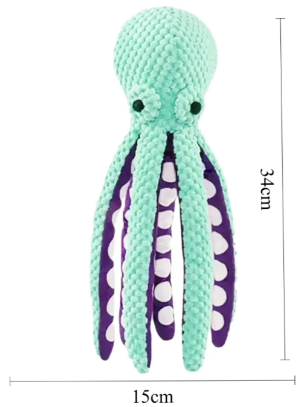 Peluche para mascotas en forma de pulpo tejido – KAINU
