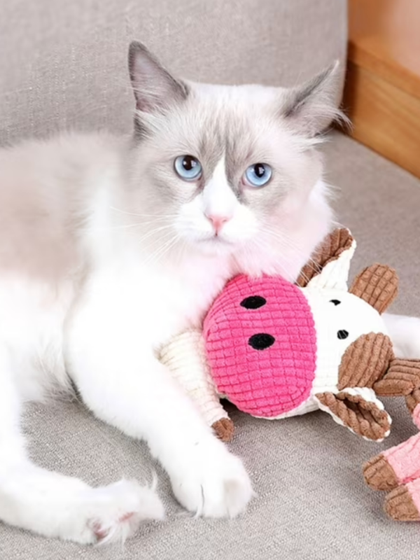 Peluche para mascotas en forma de vaquita - KAINU