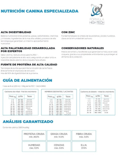 Alimento Seco para Cachorro 5KG- Nupec