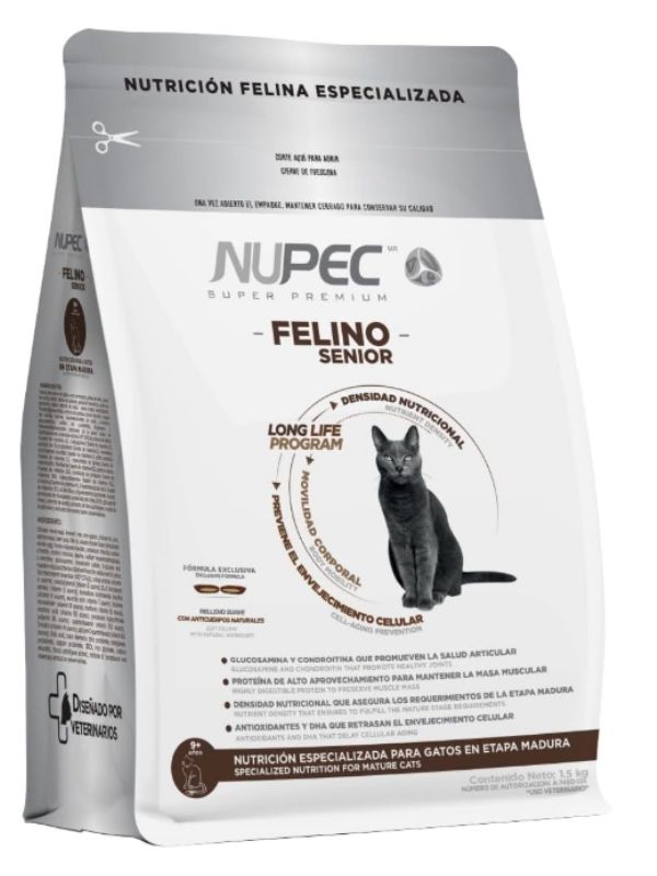 Alimento Seco Felino Senior 1.5KG - Nupec
