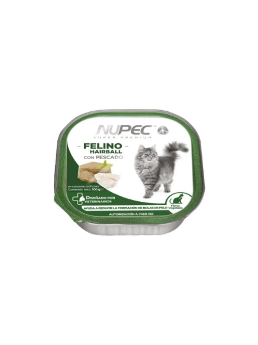 Cluster Felino Hairball 100g - Nupec.