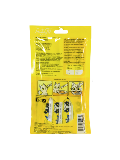 Snack Cremoso Mix de Mariscos (4 Sobres) - TastyCat