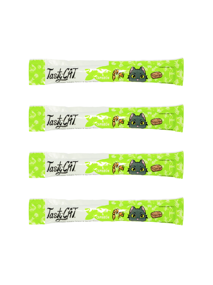 Snack Cremoso Salmón y Camarón (4 Sobres) - TastyCat