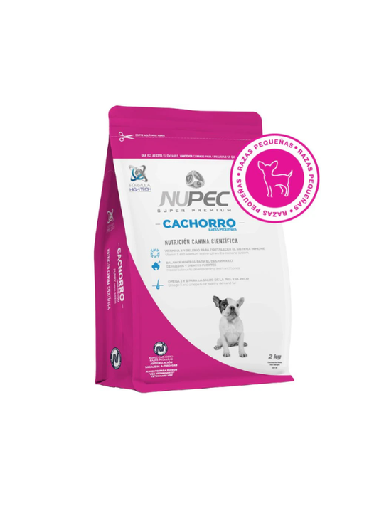 Alimento Seco para Cachorro Raza Pequeña 2KG - Nupec