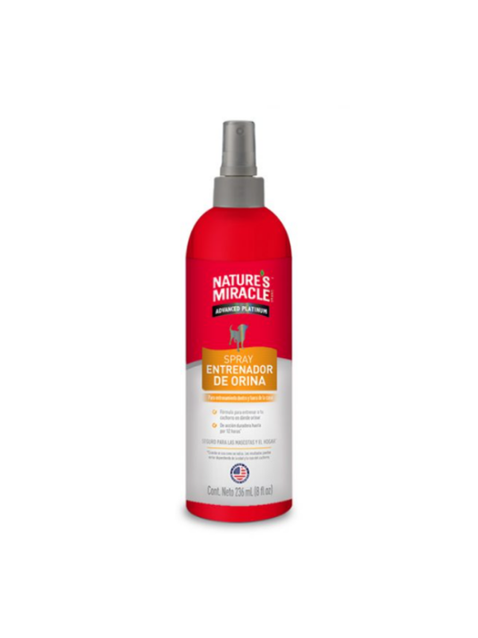 Spay Entrenador de Orina para Perro Dentro y Fuera de Casa 236ml(8oz) Nature´s Miracle