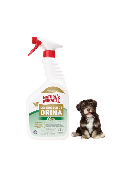 Limpiador Enzimático Destructor de Orina PLUS para Perro 946ml (32oz) - Natures Miracle