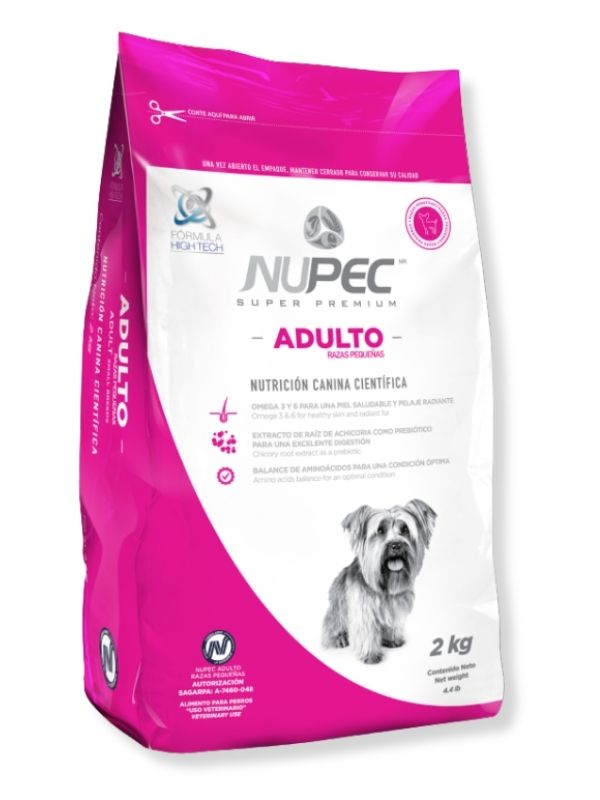 Alimento Seco Adulto Raza Pequeña 2KG- Nupec