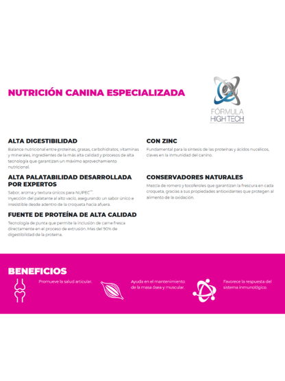 Alimento Seco Senior Raza Pequeña 2KG - Nupec