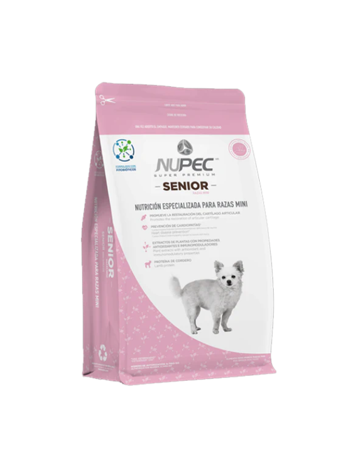 Alimento Seco Senior Raza Mini 1KG - Nupec
