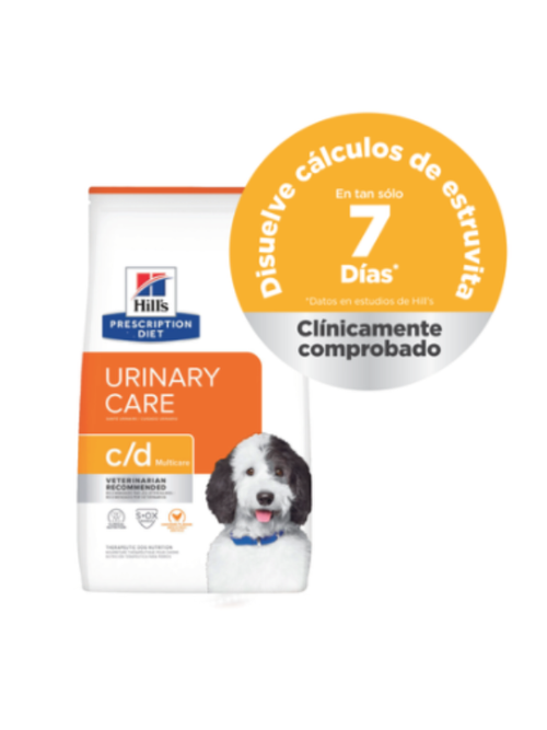 Alimento Seco para perro Multicare C/D 12.5kg - Hills