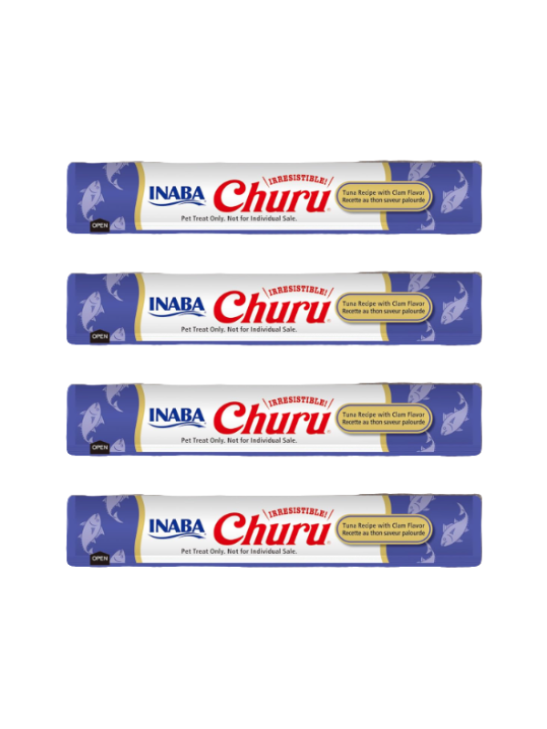 Snack Churu sabor atún con almeja 14g – Inaba