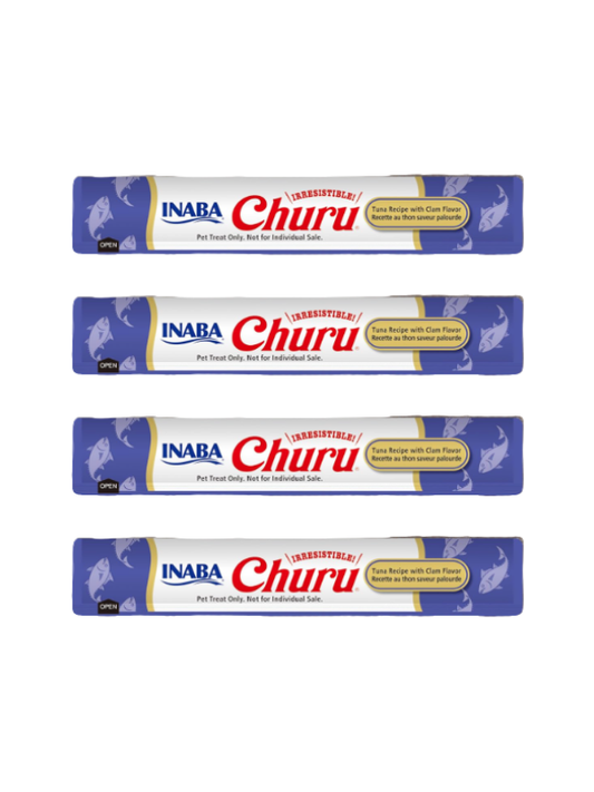 Snack Churu sabor atún con almeja 14g – Inaba