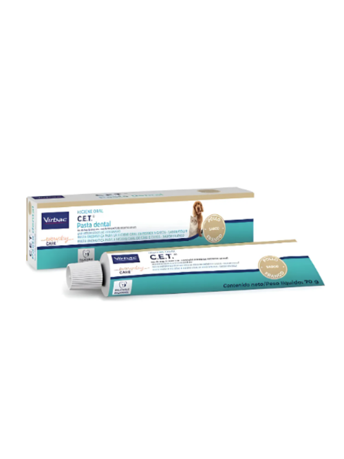 Pasta Dental Enzimatica C.E.T. 70g para Perros y Gatos - Virbac