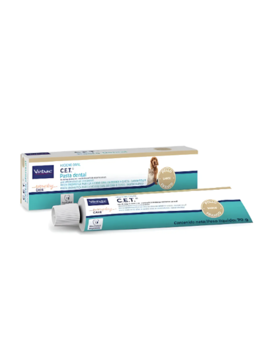 Pasta Dental Enzimatica C.E.T. 70g para Perros y Gatos - Virbac