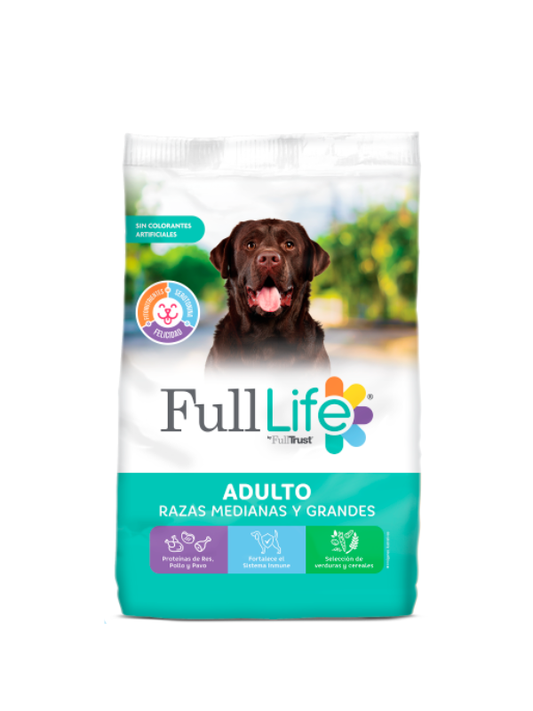 Alimento Seco para Perro Adulto Razas Medianas y Grandes (8 kg) - Full Life