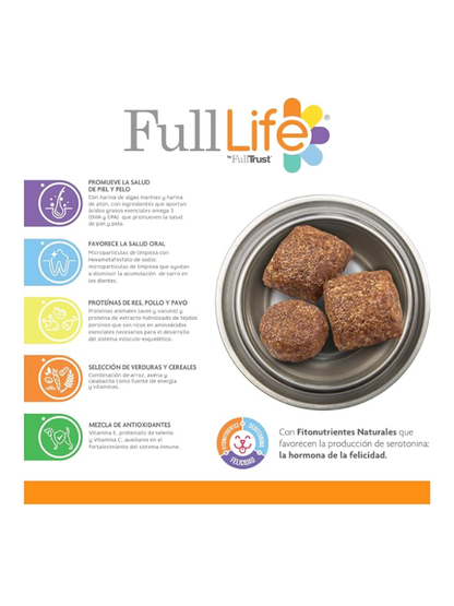 Alimento Seco para Perro Adulto RazasPequeñas (8 kg) - Full Life