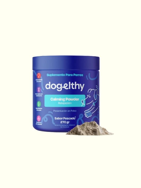 Suplemento Calmante para Perros Calming Powder 270gr - Dogelthy