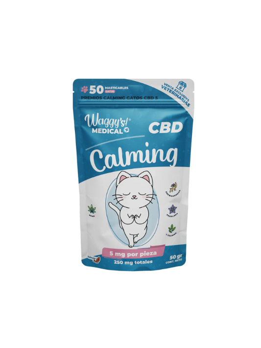 Premios para Gatos Calming CBD 250mg - Waggys