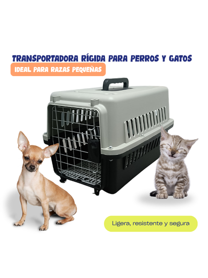 Transportadora 48x30x32 cm – con rejilla metálica KAINU