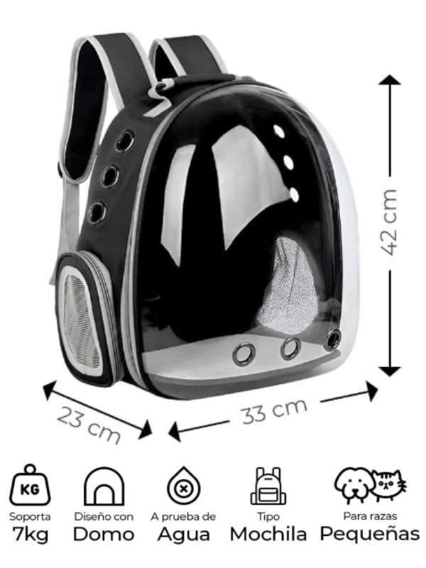 Mochila para transporte de mascotas pequeñas - KAINU