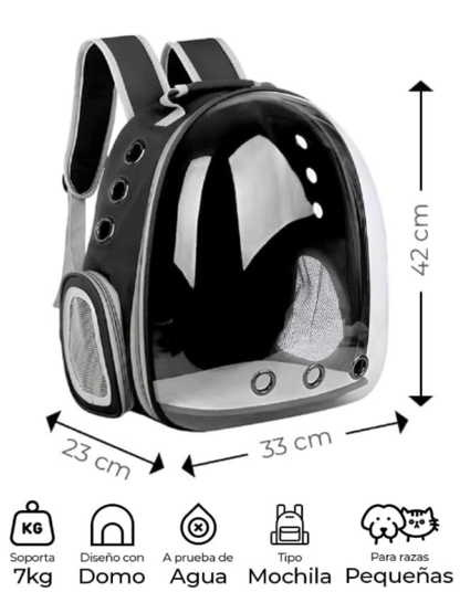 Mochila para transporte de mascotas pequeñas - KAINU
