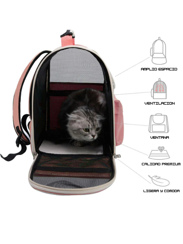 Mochila transportadora para gatos - KAINU