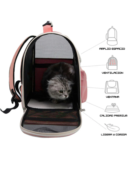 Mochila transportadora para gatos - KAINU