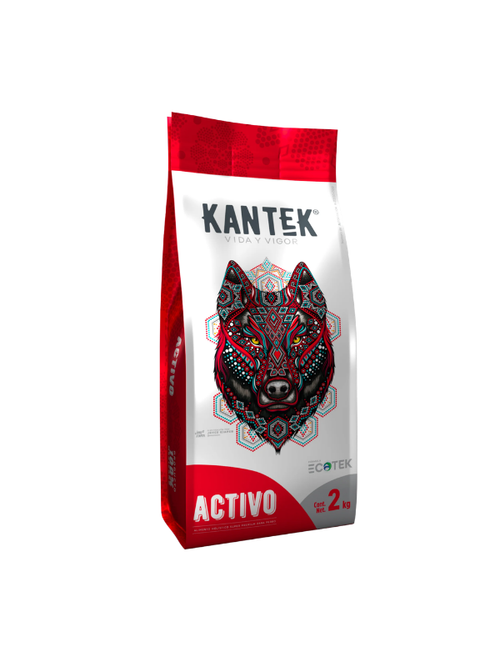 Alimento Seco Holistico Activo 2KG Super Premium- KANTEK