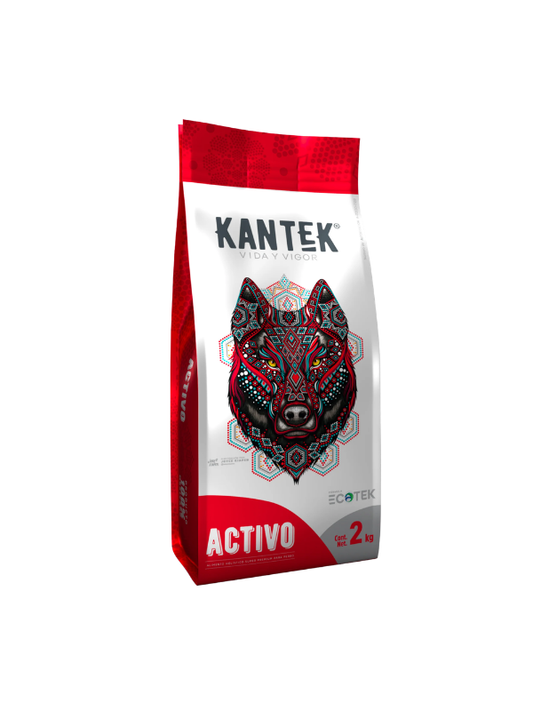 Alimento Seco Holistico Activo 2KG Super Premium- KANTEK