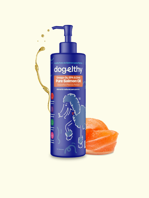Aceite de Salmon para Perros Pure Salmon Oil 240ml - Dogelthy