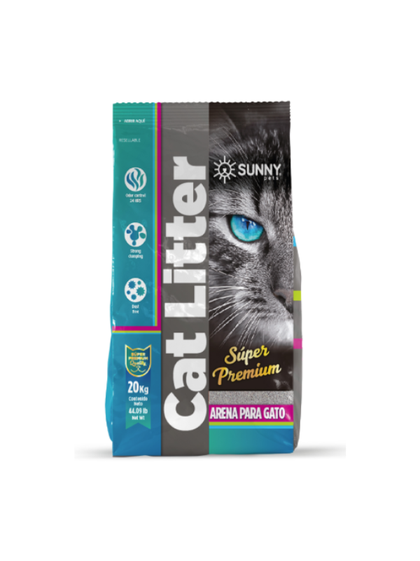 Arena para Gato con Aroma Natural 3kg - Sunny Pets