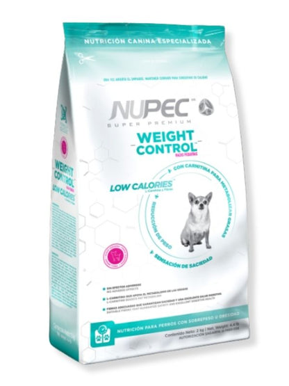 Alimento Seco para Perro Weight Control Raza Pequeña 2KG- Nupec