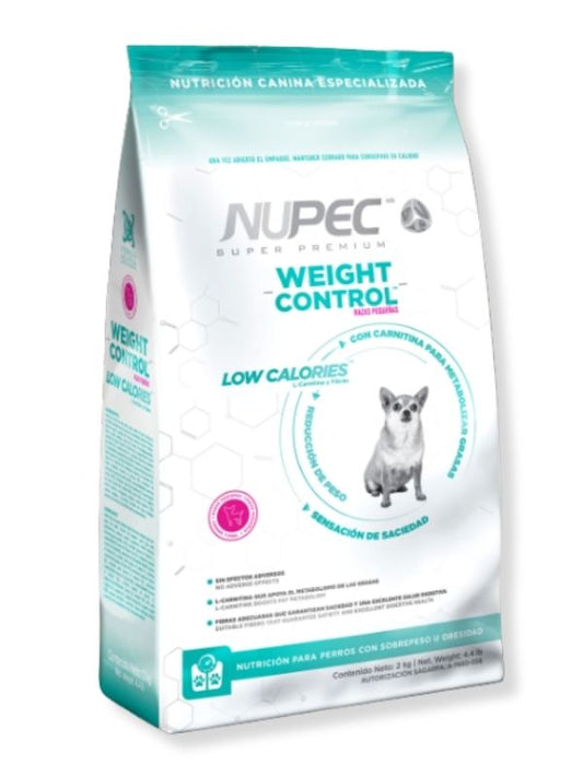 Alimento Seco para Perro Weight Control Raza Pequeña 2KG- Nupec